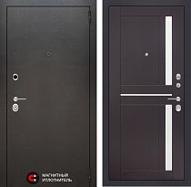 LABIRINT Входная металлическая дверь SILVER панель 2 венге